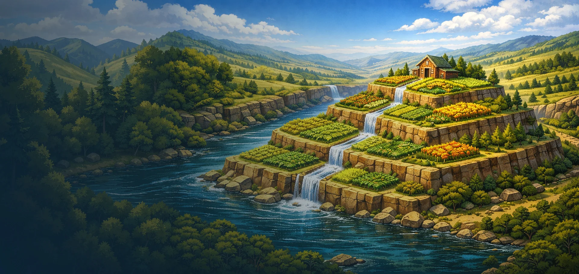 Layered farm